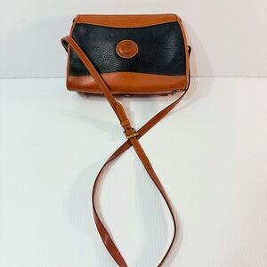 Dooney & Bourke Black and Brown Crossbody Bag